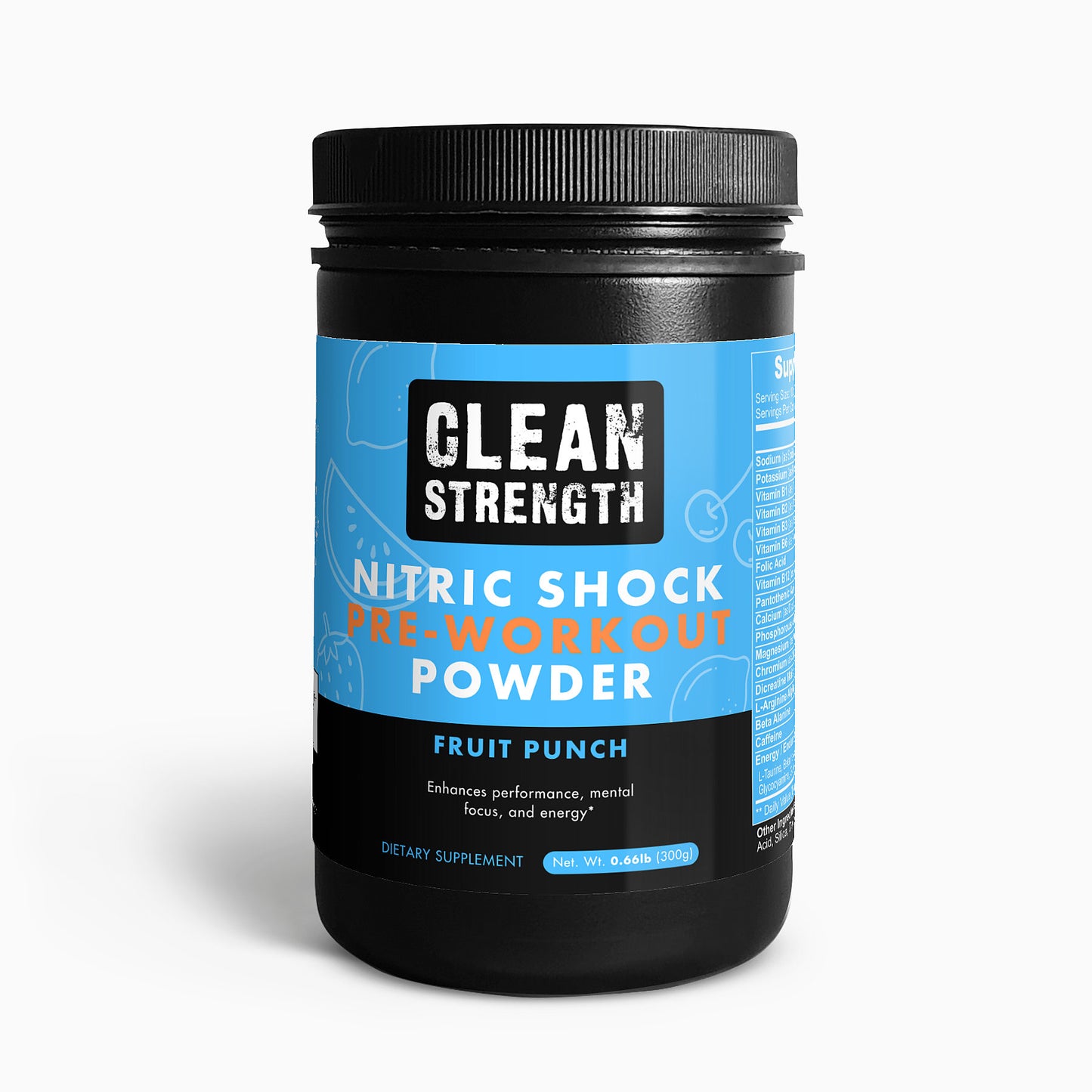 Nitric Shock Pre-Workout Powder (Fruit Punch)