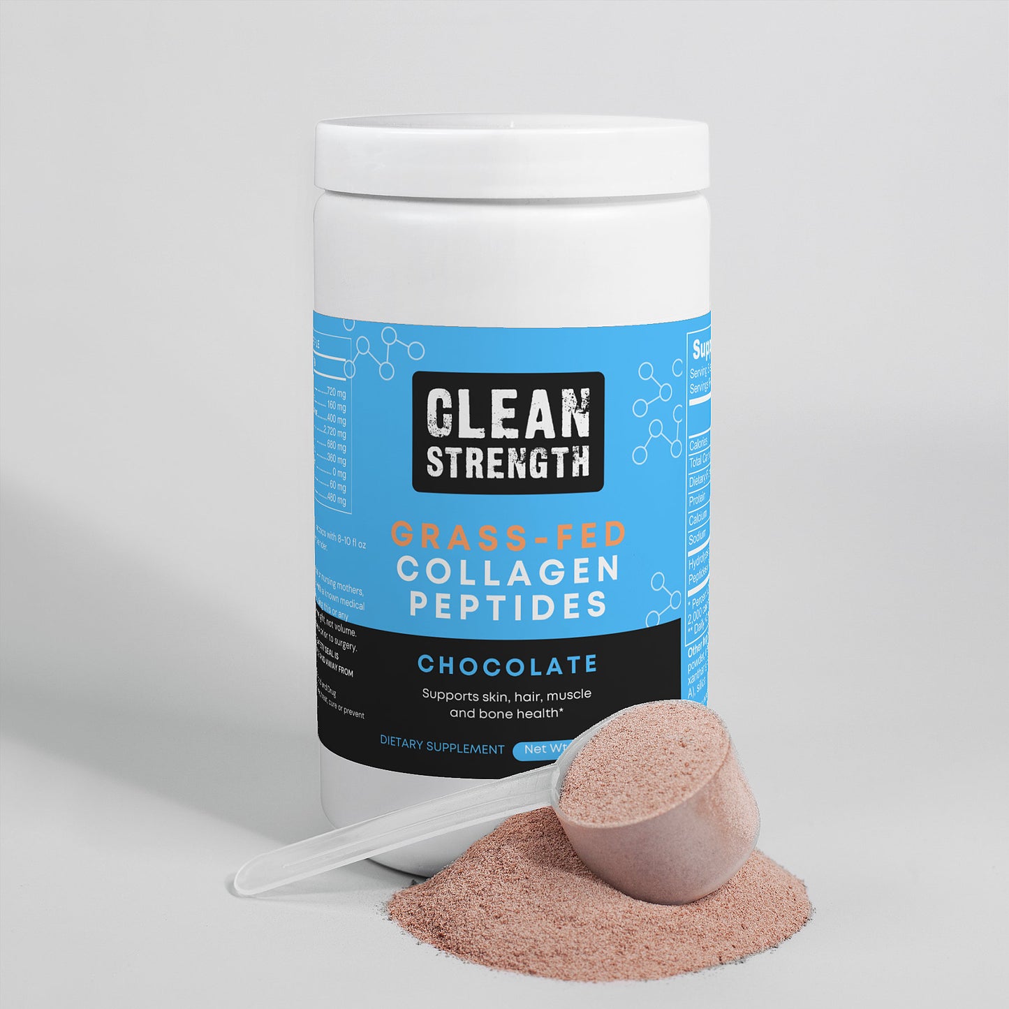 Grass-Fed Collagen Peptides Powder (Chocolate)